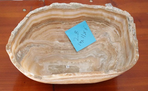 Raw Edge Natural Free Form Onyx Bowl-4