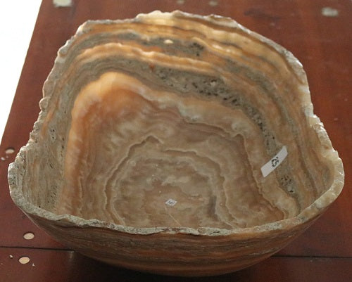 Raw Edge Natural Free Form Onyx Bowl | ModishStore | Decorative Bowls