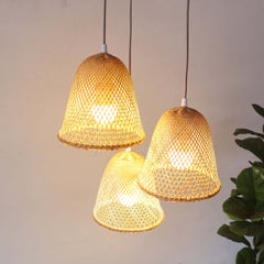 Iia - Bamboo Pendant Light Shade By Thaihome