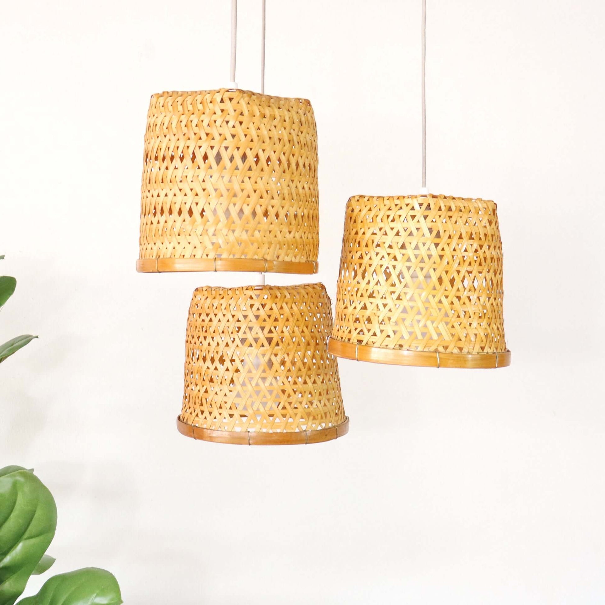 Crystalyn - Bamboo Pendant Light Shade By Thaihome | Pendant Lamps | Modishstore - 2