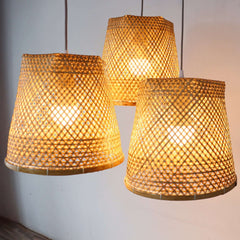 Cha Ya Nee - Bamboo Pendant Light Shade By Thaihome