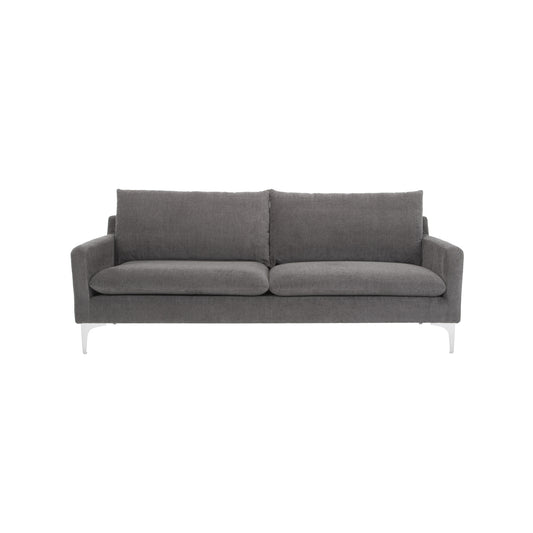 Paris Sofa Anthracite By Moe's Home Collection | Sofas | Modishstore - 1