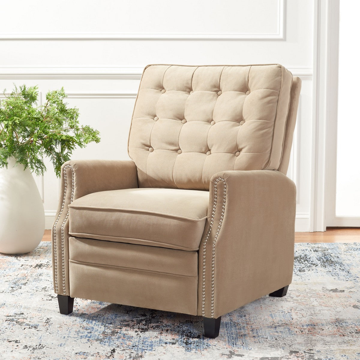 Safavieh Leona Tufted Recliner | Chairs & Recliners | Modishstore - 2