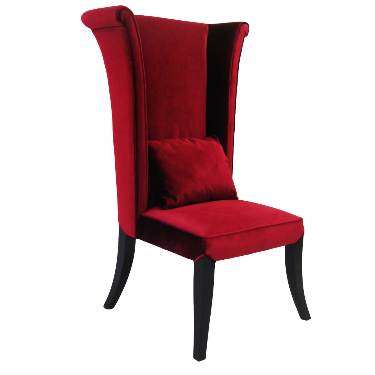 Mad Hatter Dining Chair In Black Rich Velvet By Armen Living | Dining Chairs | Modishstore - 11