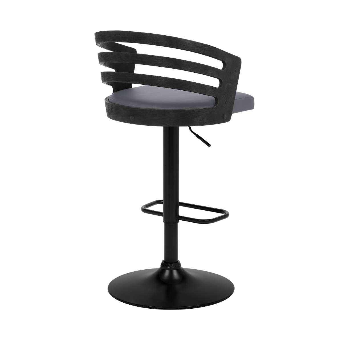 Adele Adjustable Height Swivel Bar Stool By Armen Living | Bar Stools | Modishstore - 4