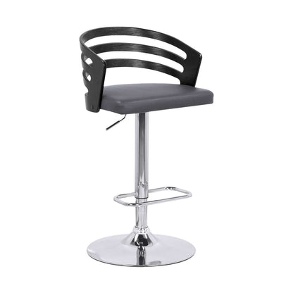 Adele Adjustable Height Swivel Bar Stool By Armen Living | Bar Stools | Modishstore - 10