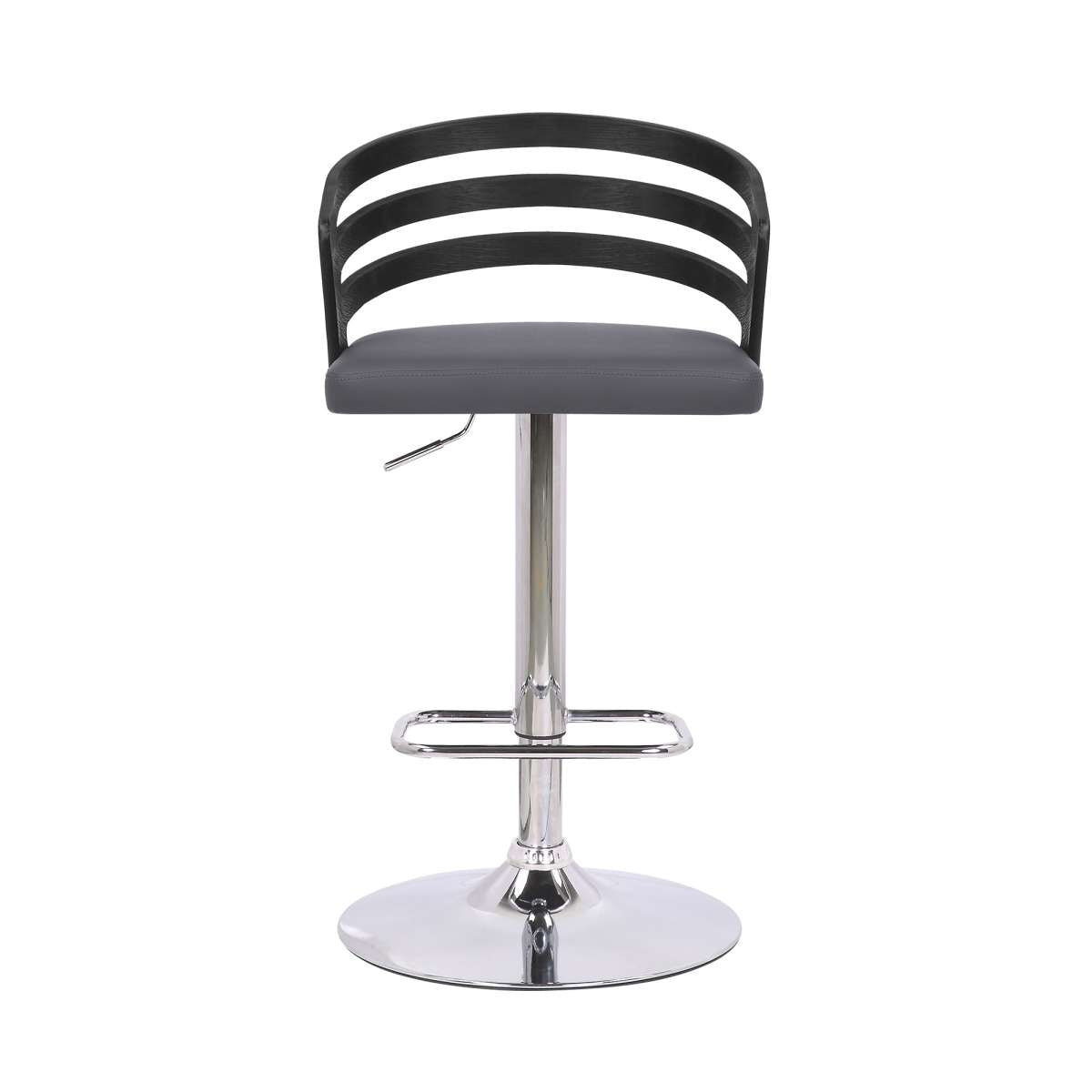 Adele Adjustable Height Swivel Bar Stool By Armen Living | Bar Stools | Modishstore - 11