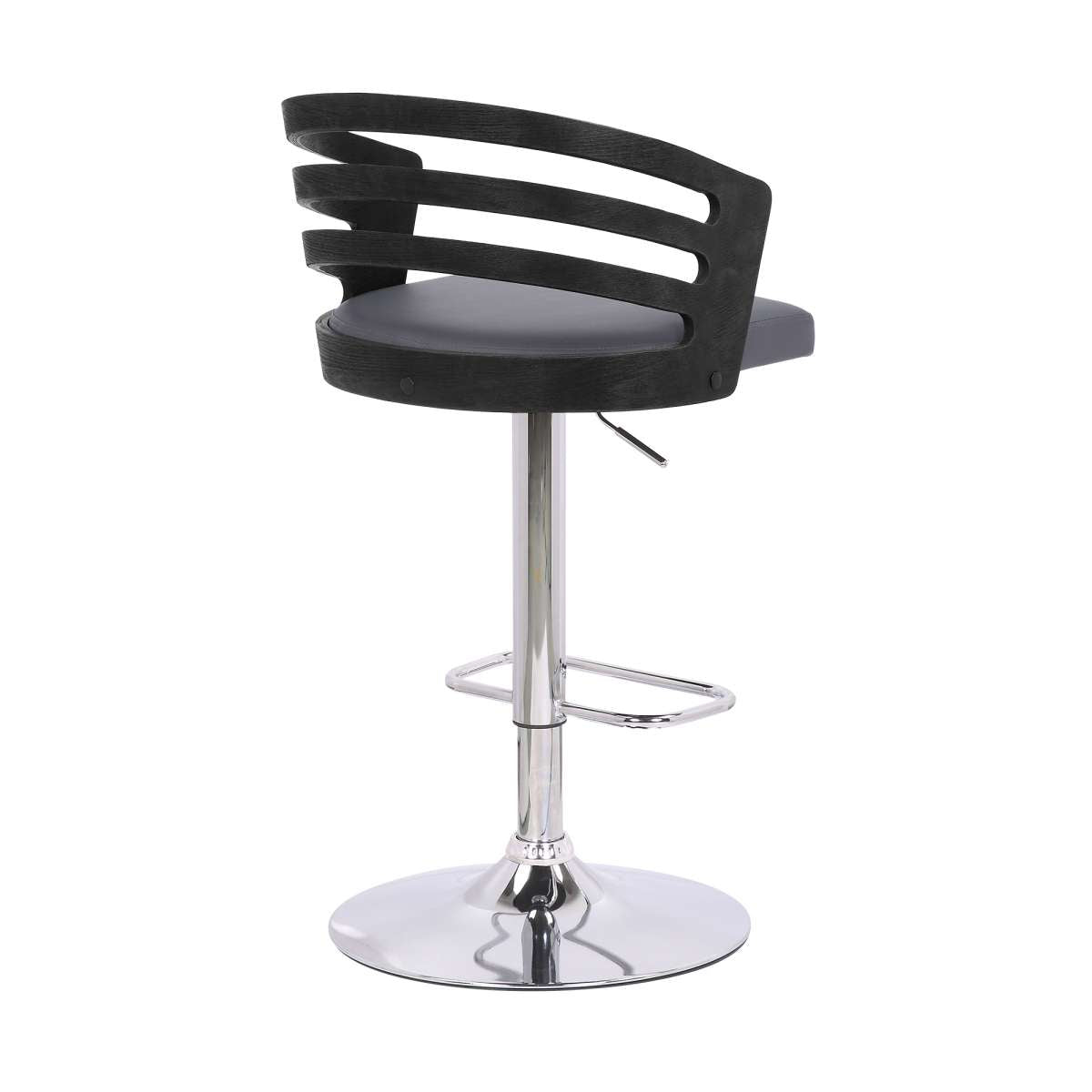 Adele Adjustable Height Swivel Bar Stool By Armen Living | Bar Stools | Modishstore - 12