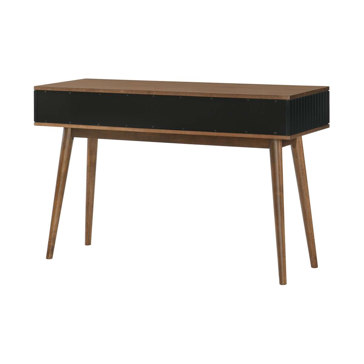 Amigo Black Veneer and Walnut Wood Console Table By Armen Living | Console Tables |  Modishstore  - 4