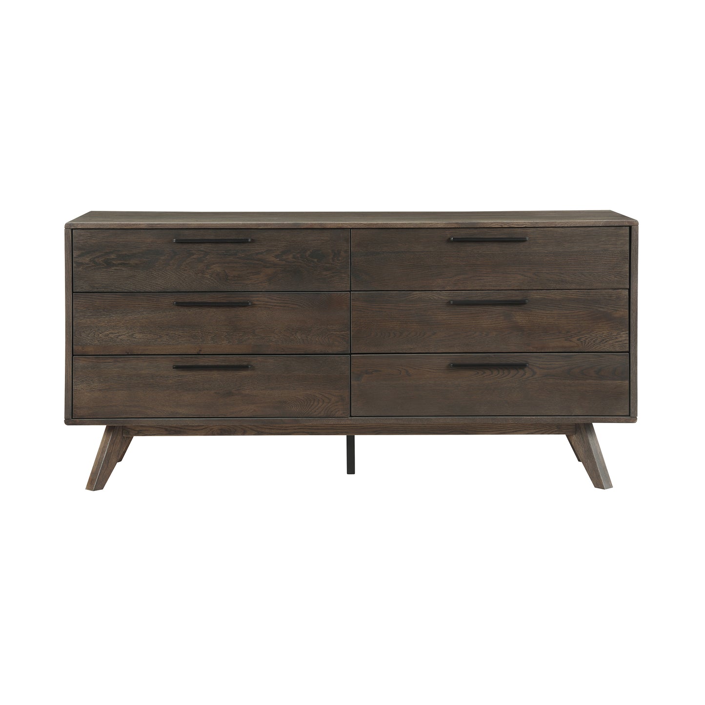 Astoria Oak Dresser for Bedroom with 6 Drawers By Armen Living | Dressers | Modishstore - 2