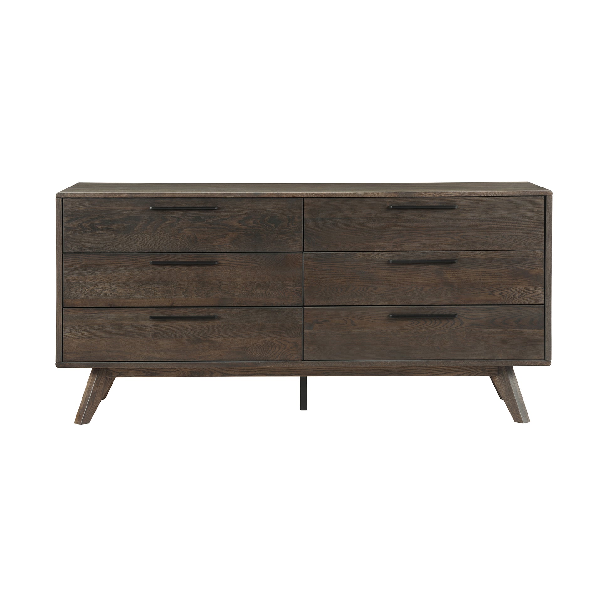 Astoria Oak Dresser for Bedroom with 6 Drawers By Armen Living | Dressers | Modishstore - 2