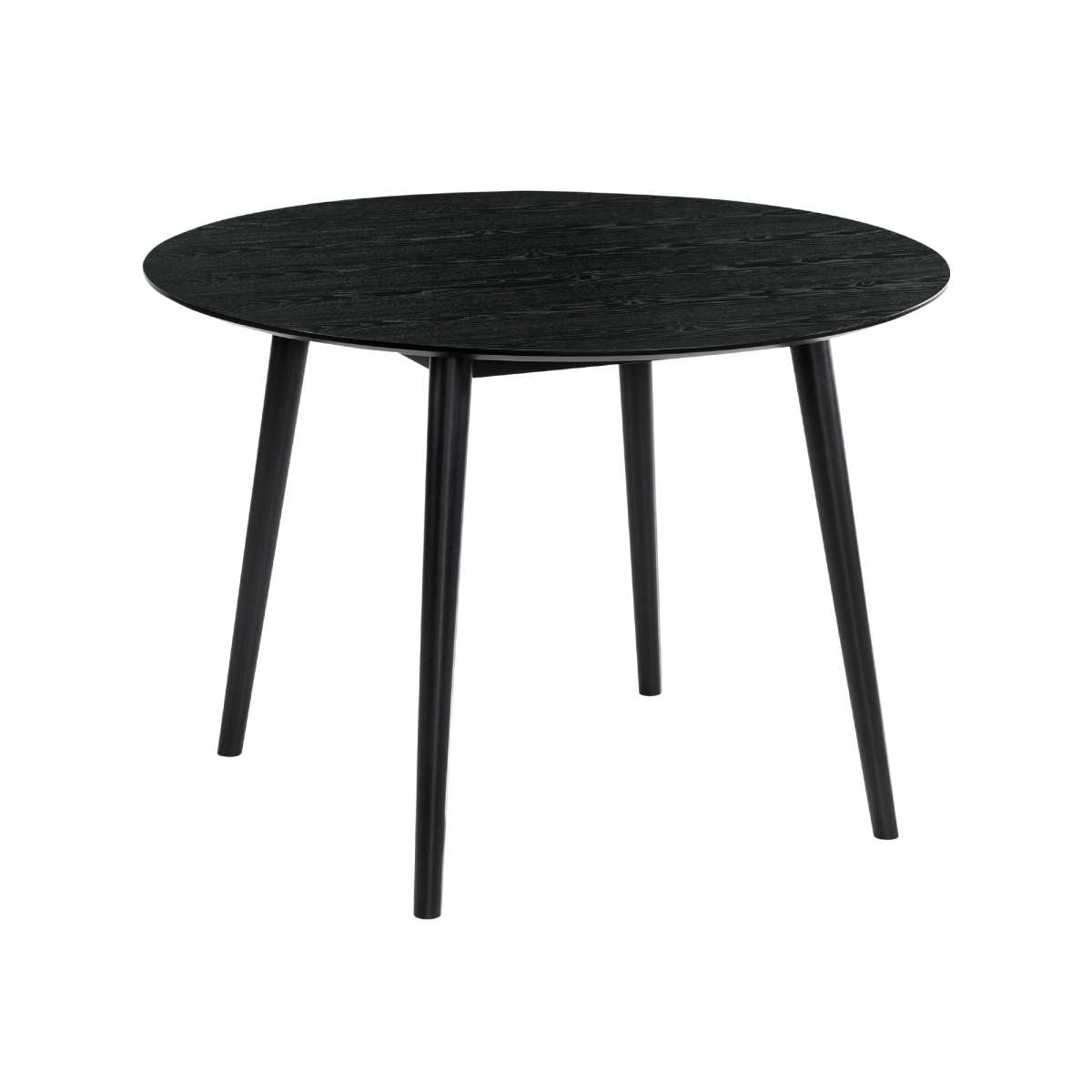 Arcadia 42" Round Dining Table in Black Wood By Armen Living | Dining Tables | Modishstore - 2