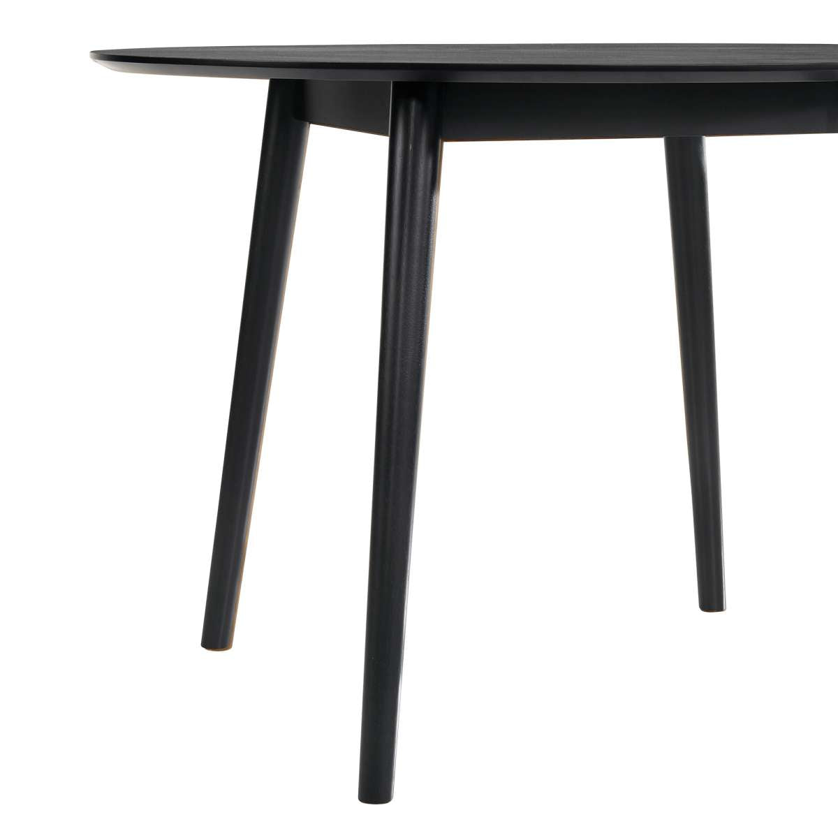 Arcadia 42" Round Dining Table in Black Wood By Armen Living | Dining Tables | Modishstore - 4