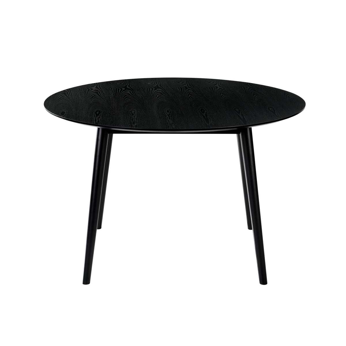 Arcadia 48" Round Dining Table in Black Wood By Armen Living | Dining Tables | Modishstore - 3