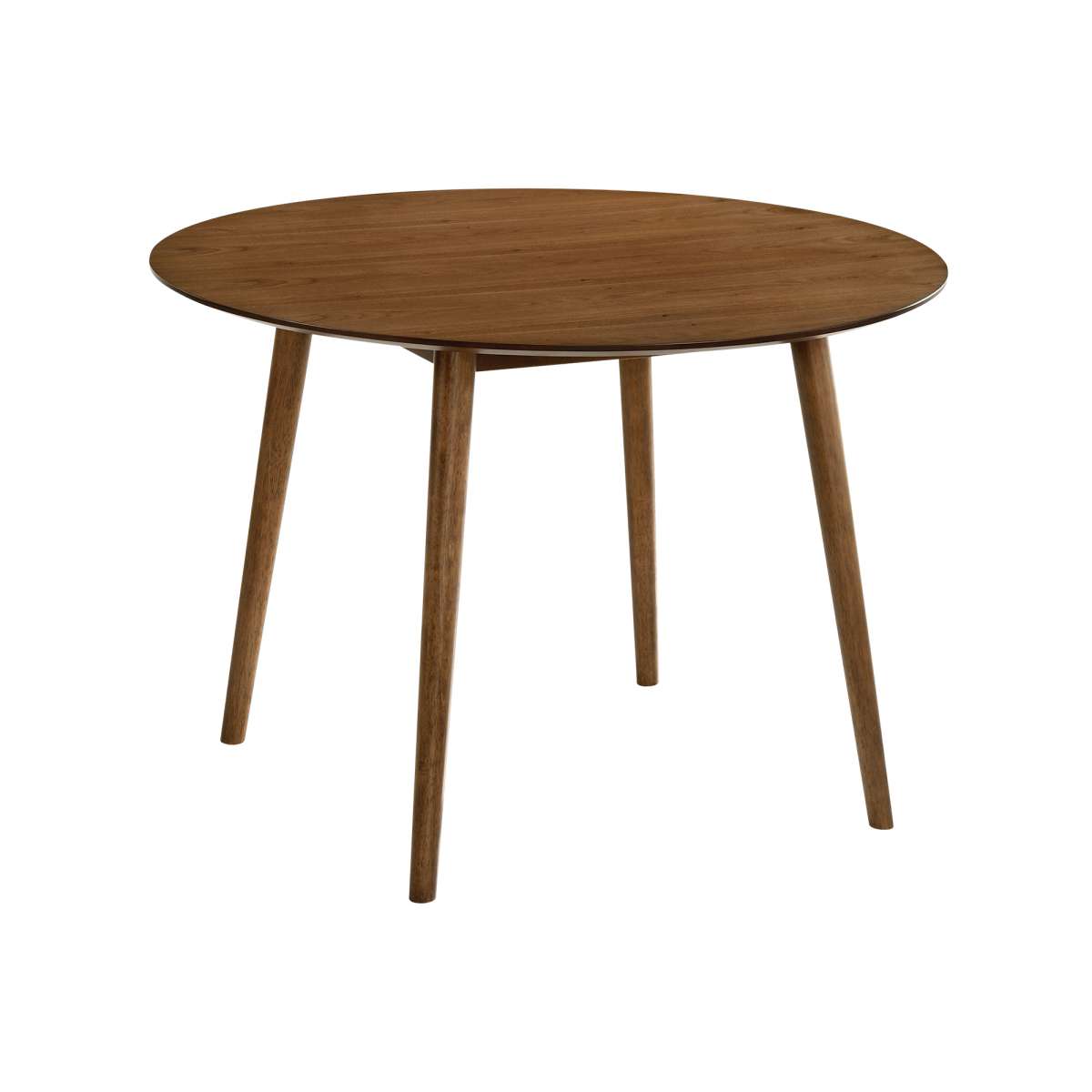 Arcadia 42" Round Dining Table in Walnut Wood By Armen Living | Dining Tables | Modishstore - 2