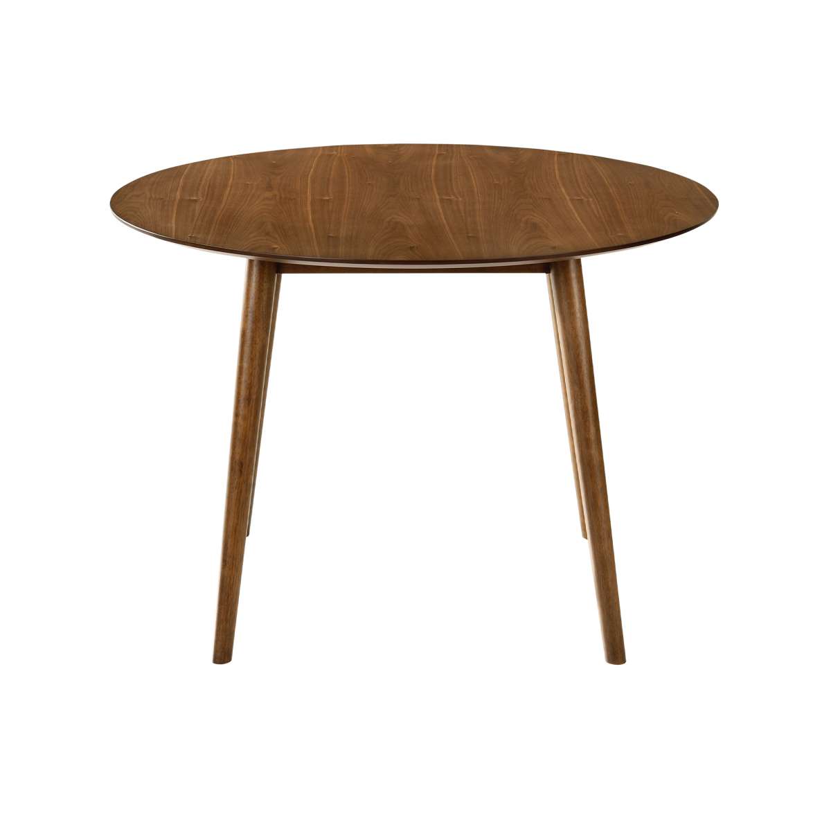 Arcadia 42" Round Dining Table in Walnut Wood By Armen Living | Dining Tables | Modishstore - 3