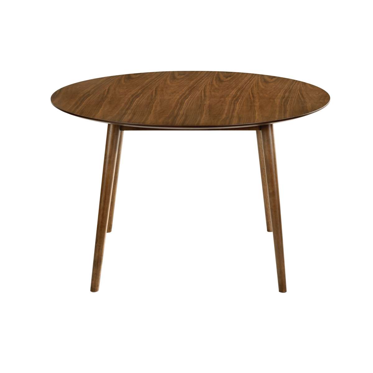 Arcadia 48" Round Dining Table in Walnut Wood By Armen Living | Dining Tables | Modishstore - 3