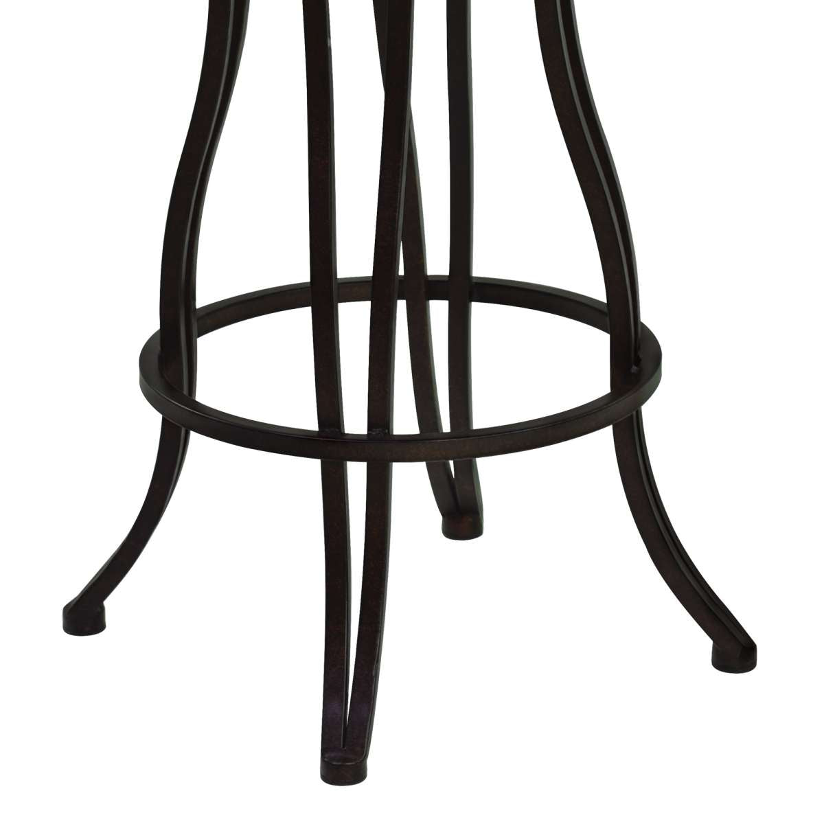 Celeste 26" Counter Height Metal Swivel Barstool By Armen Living | Bar Stools | Modishstore - 6