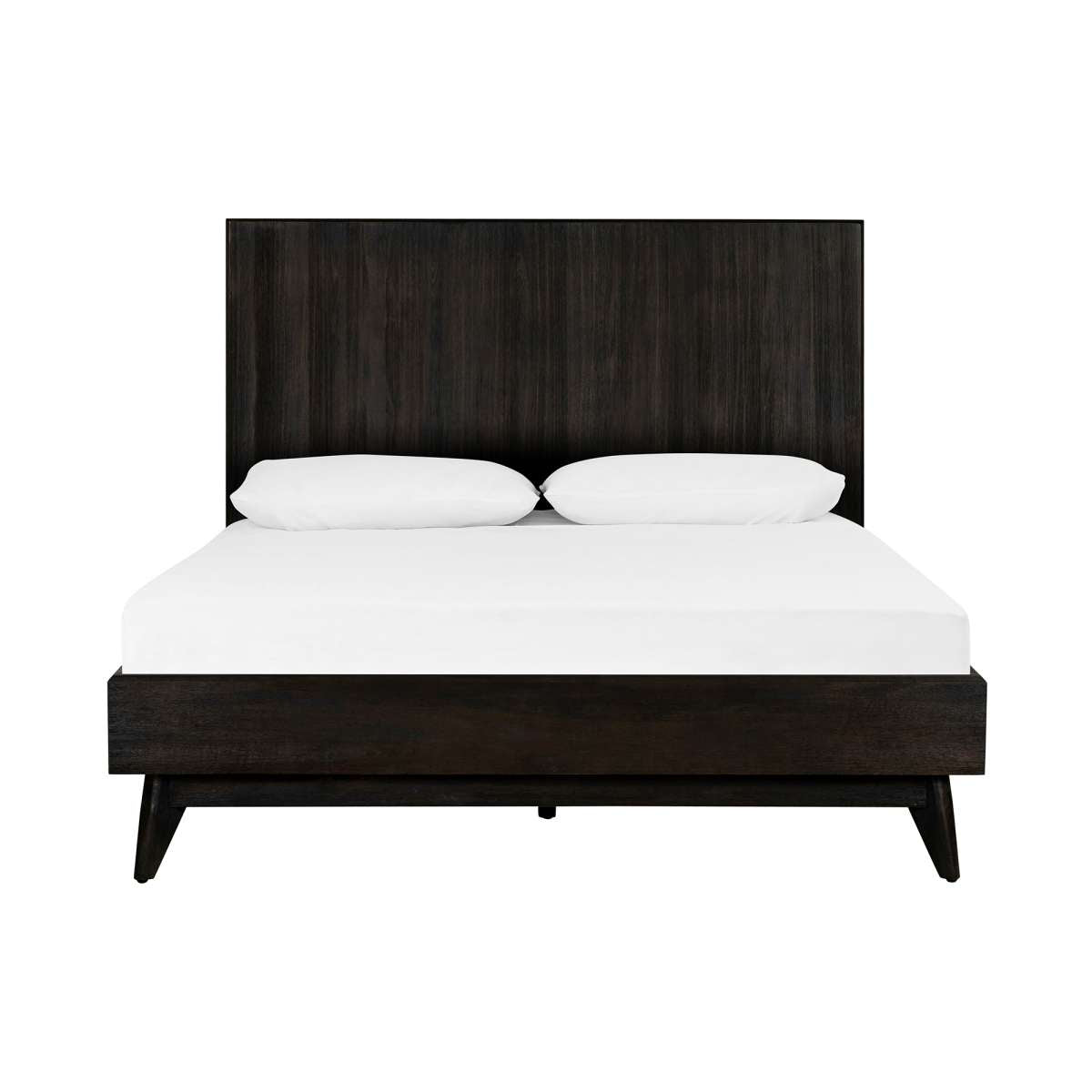 Baly Acacia Mid-Century Platform Queen Bed By Armen Living | Beds | Modishstore - 3