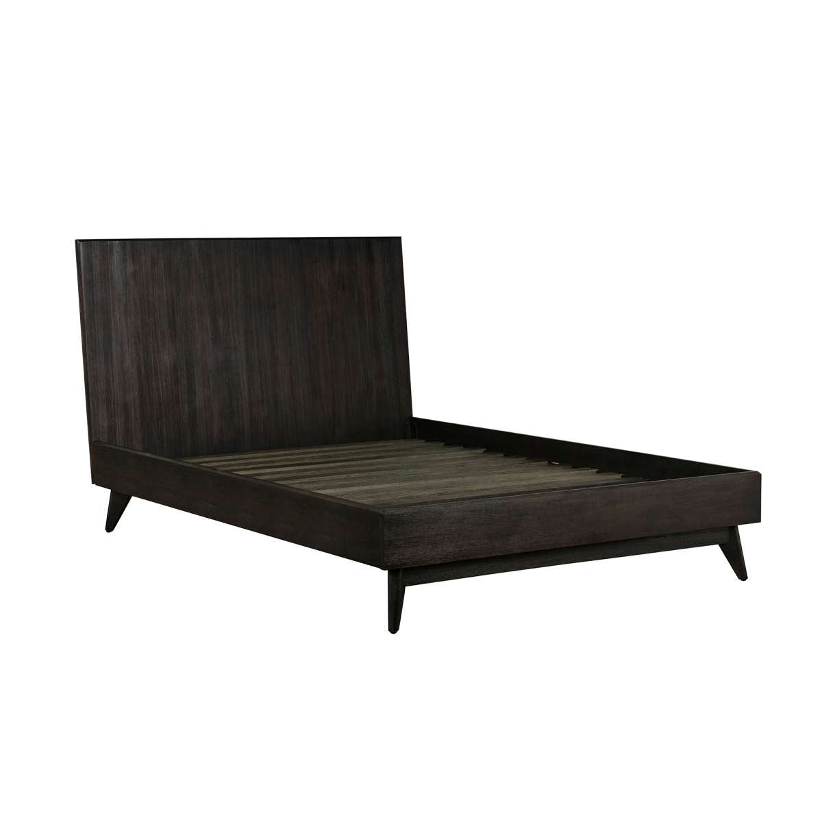 Baly Acacia Mid-Century Platform Queen Bed By Armen Living | Beds | Modishstore - 4