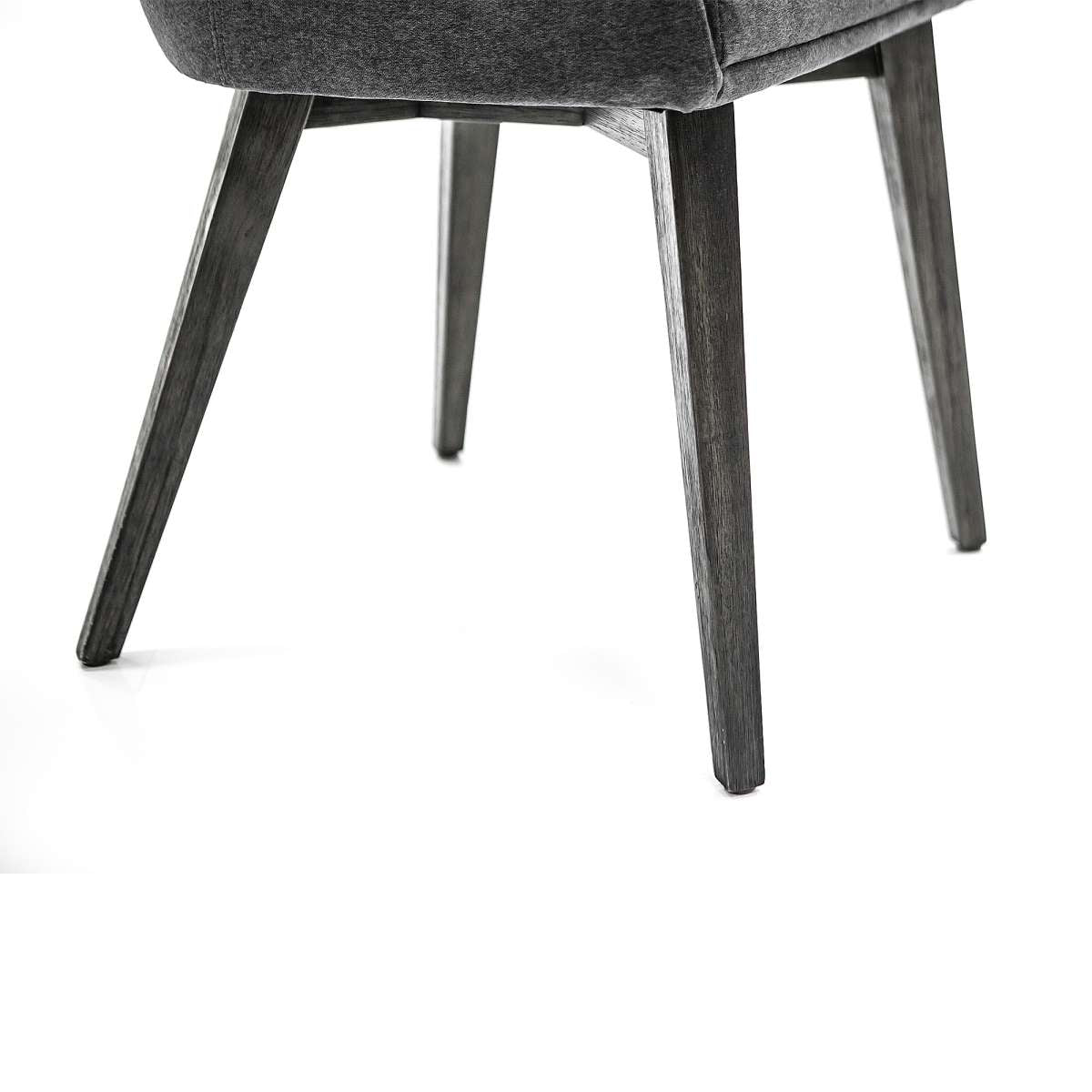 Lileth Charcoal Upholstered Dining Chair - Set of 2 By Armen Living | Dining Chairs | Modishstore - 5