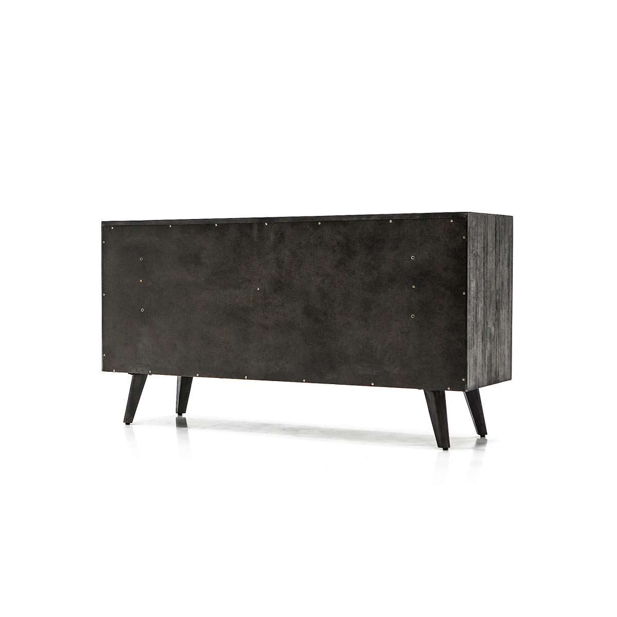 Mohave Mid-Century Tundra Gray Acacia 6 Drawer Dresser By Armen Living | Dressers | Modishstore - 4