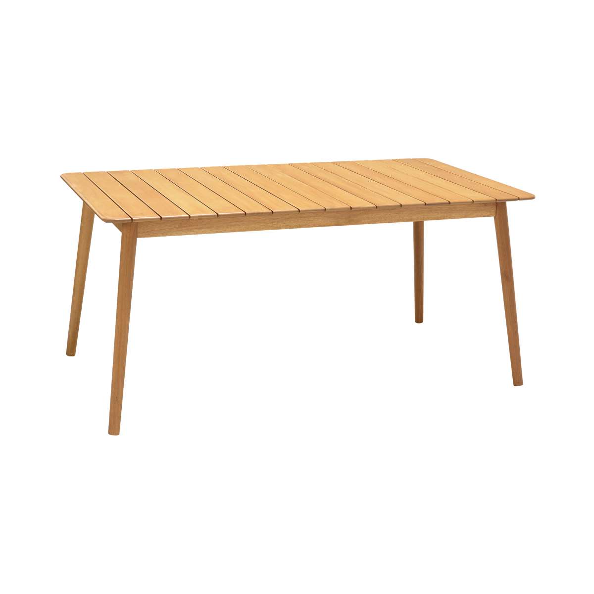 Nassau Outdoor Rectangle Dining Table in Natural Wood Finish By Armen Living | Outdoor Dining Sets |  Modishstore  - 4