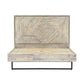 Peridot King Platform Bed Frame in Natural Acacia Wood By Armen Living | Beds | Modishstore - 2