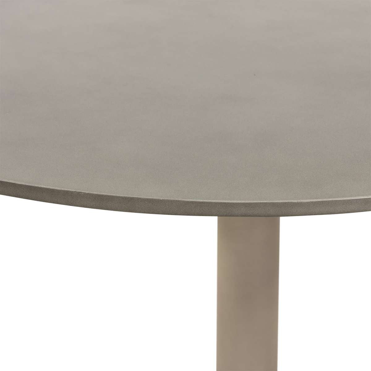 Pippa Concrete and Metal Tulip Round Dining Table By Armen Living | Dining Tables | Modishstore - 3