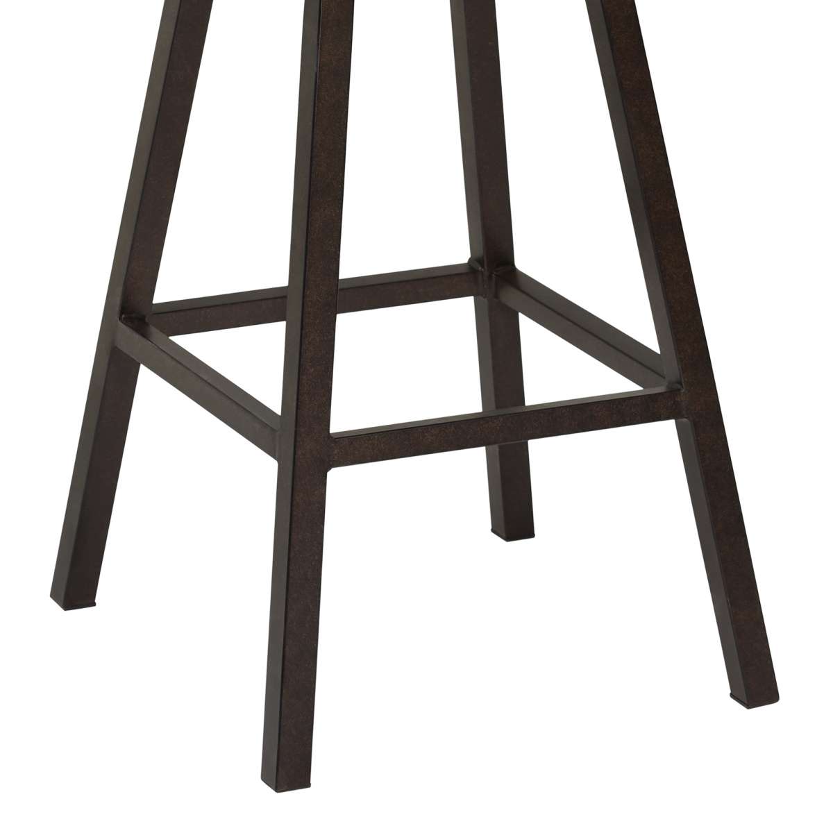 Saugus 26" Counter Height Metal Swivel Barstool By Armen Living | Bar Stools | Modishstore - 6