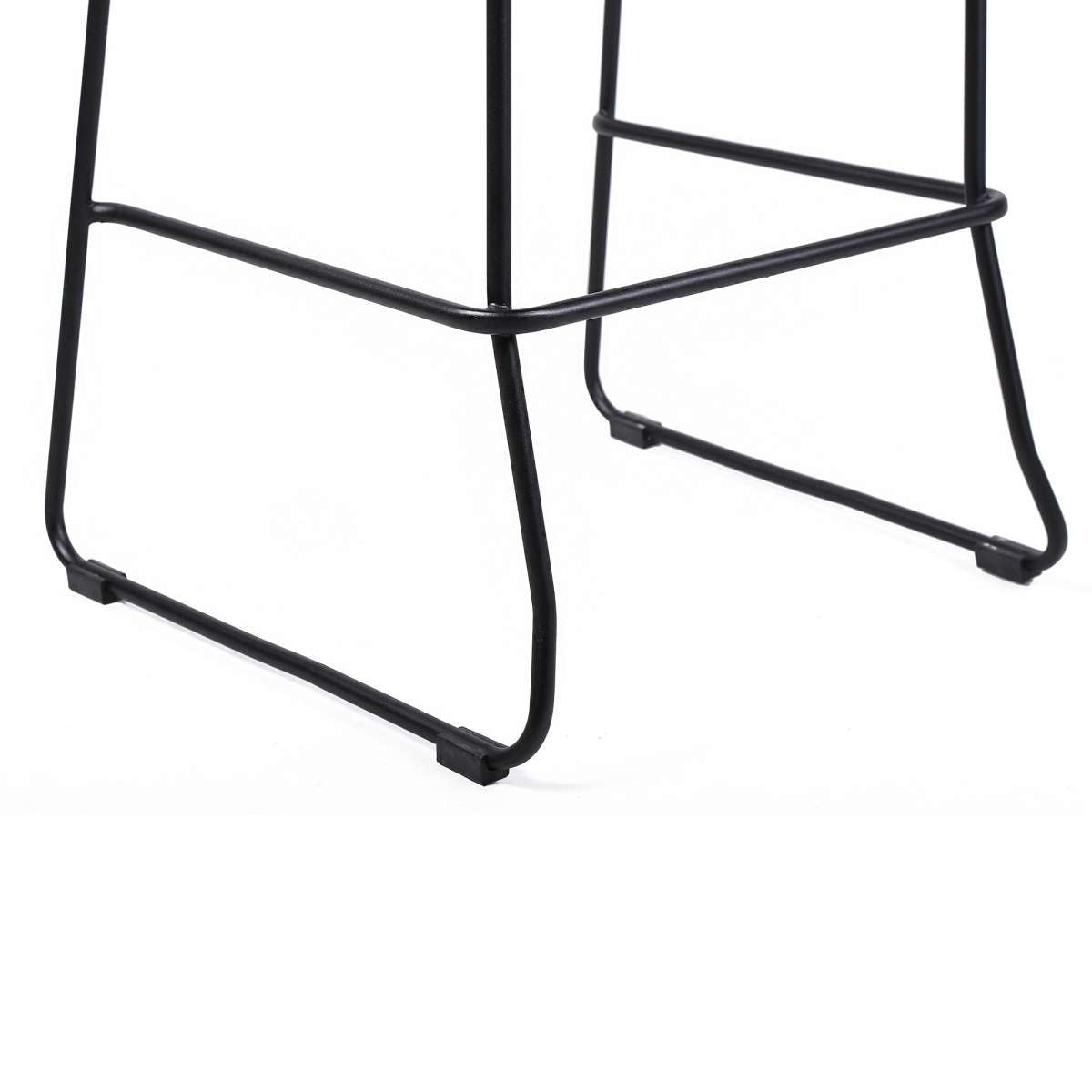 Shasta 30" Outdoor Metal and Grey Rope Stackable Barstool - Set of 2 By Armen Living | Bar Stools |  Modishstore  - 8