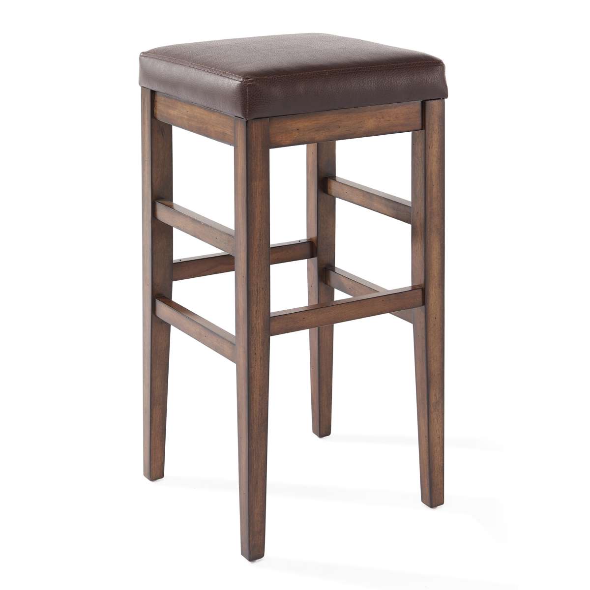 Sonata 26" Counter Height Wood Backless Barstool By Armen Living | Bar Stools | Modishstore - 2