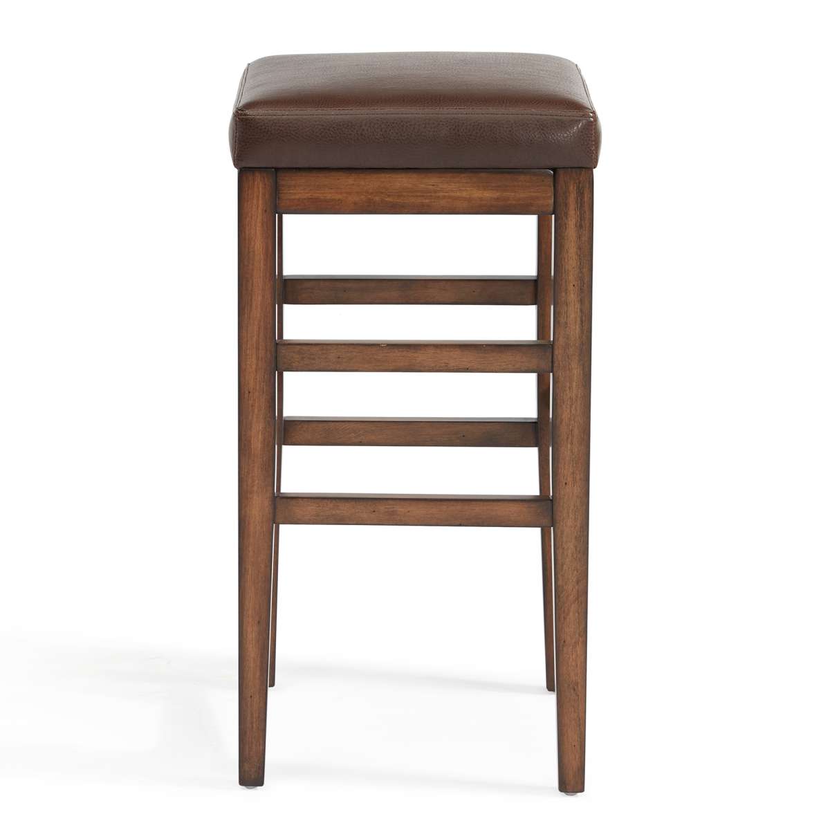 Sonata 26" Counter Height Wood Backless Barstool By Armen Living | Bar Stools | Modishstore - 3