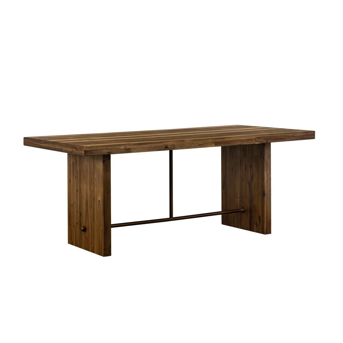 Superb Rustic Oak Dining Table By Armen Living | Dining Tables | Modishstore - 2