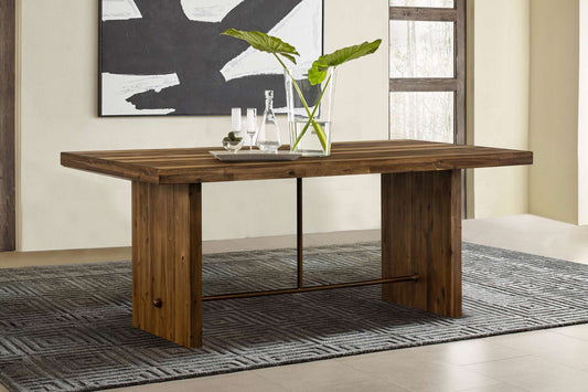 Superb Rustic Oak Dining Table By Armen Living | Dining Tables | Modishstore