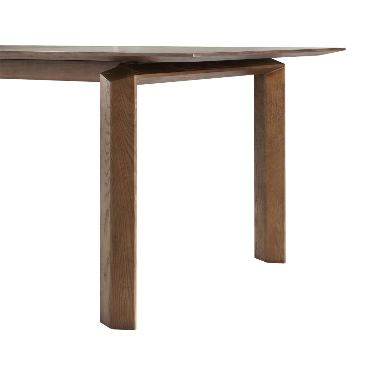 Treviso Mid-Century Extension Dining Table in Walnut Finish and Top By Armen Living | Dining Tables | Modishstore - 4