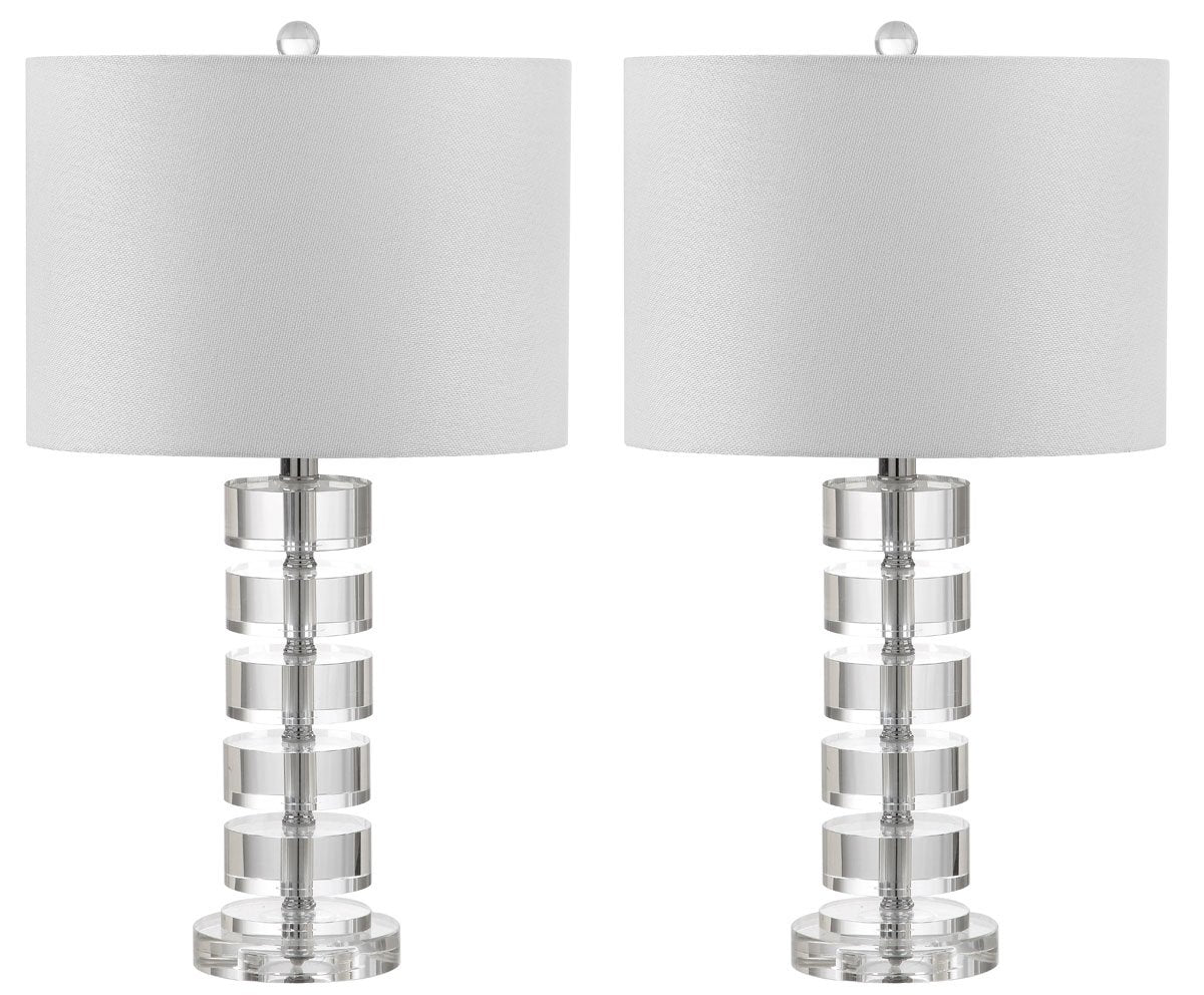 Safavieh Frances 25-Inch H Table Lamp Set Of 2 - Clear | Table Lamps | Modishstore - 2