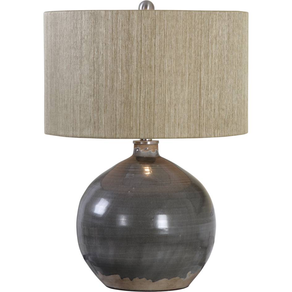 Uttermost Vardenis Gray Ceramic Lamp | Modishstore | Table Lamps-2