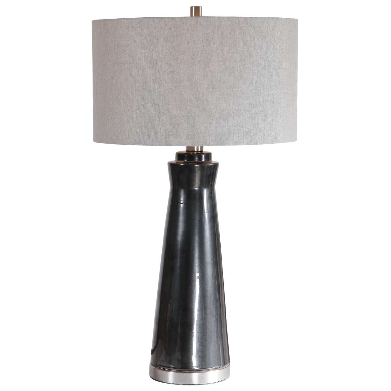 Uttermost Arlan Dark Charcoal Table Lamp | Table Lamps | Modishstore - 2