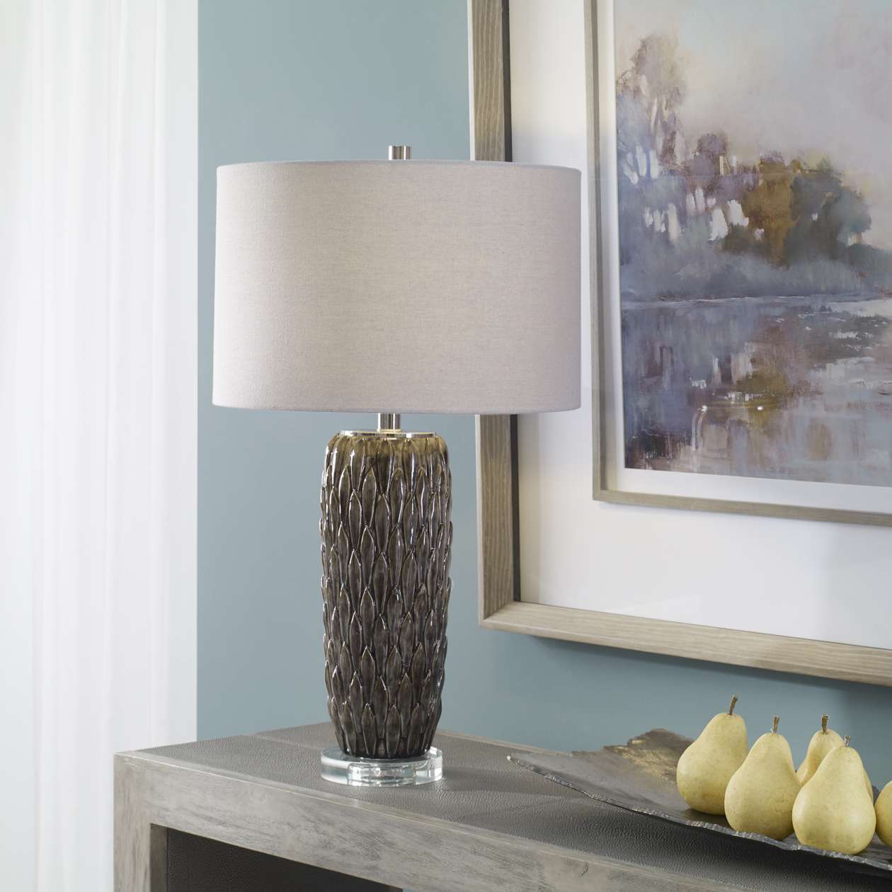 Uttermost Nettle Textured Table Lamp | Table Lamps | Modishstore - 6