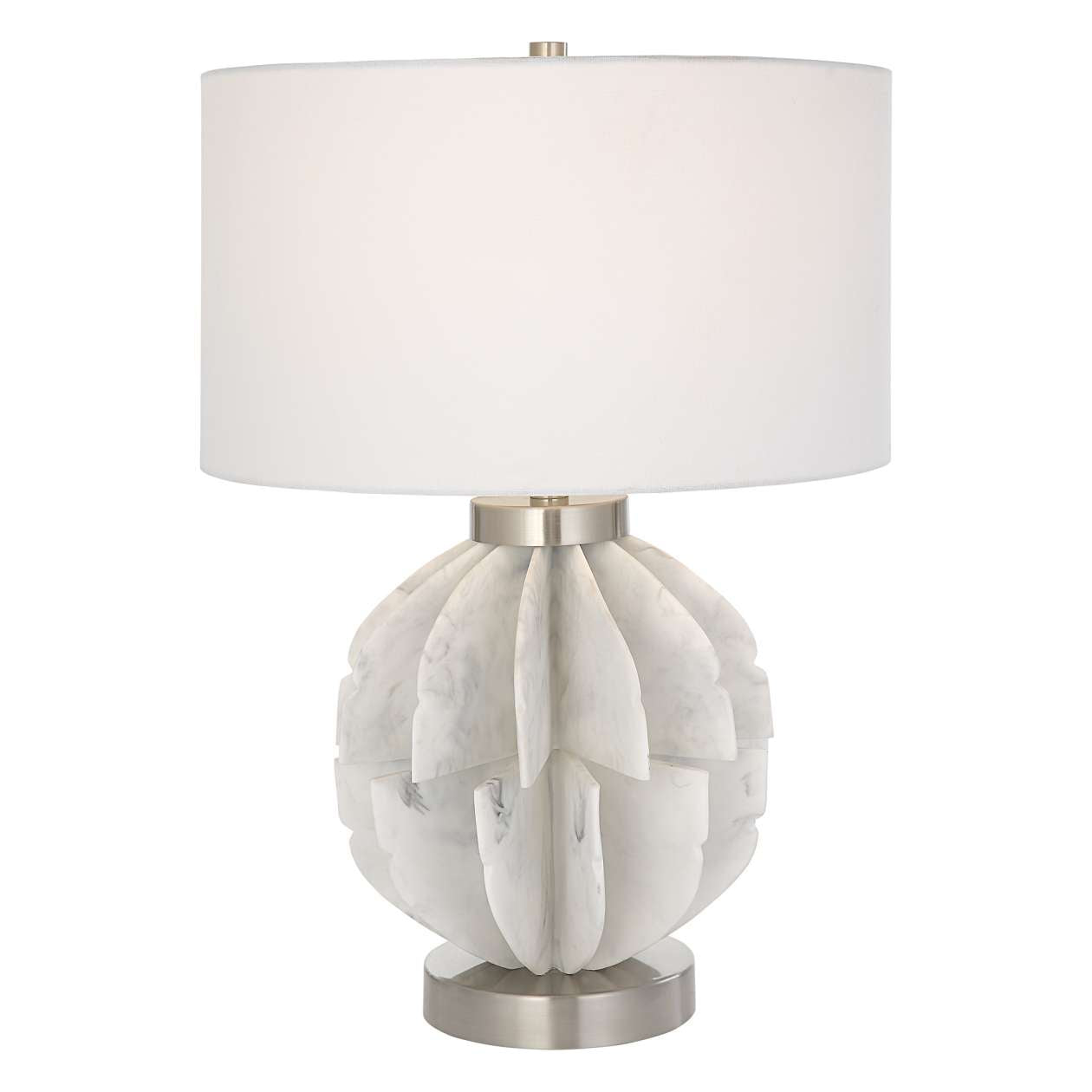 Uttermost Repetition White Marble Table Lamp | Table Lamps | Modishstore - 5