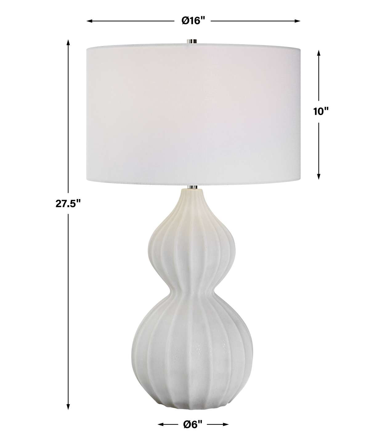 Uttermost Antoinette Marble Table Lamp | Table Lamps | Modishstore - 5