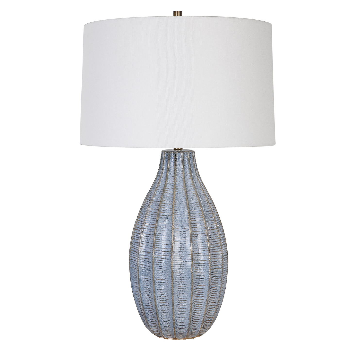 Uttermost Veston Blue Glaze Table Lamp | Table Lamps | Modishstore - 5