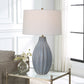 Uttermost Veston Blue Glaze Table Lamp | Table Lamps | Modishstore