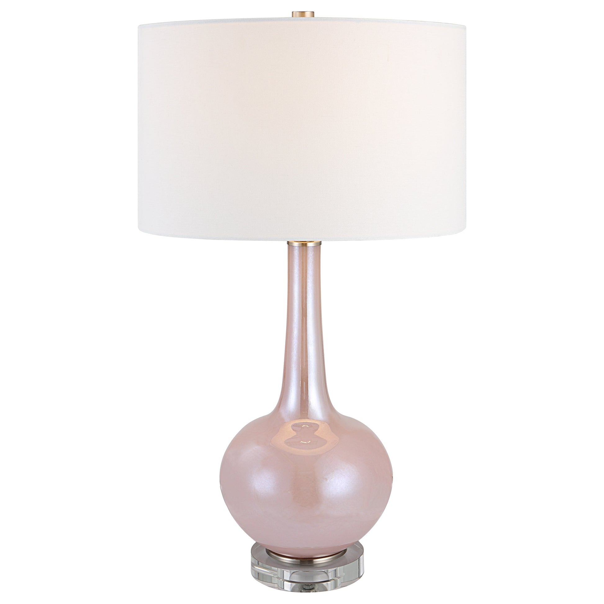 Uttermost Rosa Pink Glass Table Lamp | Table Lamps | Modishstore - 2