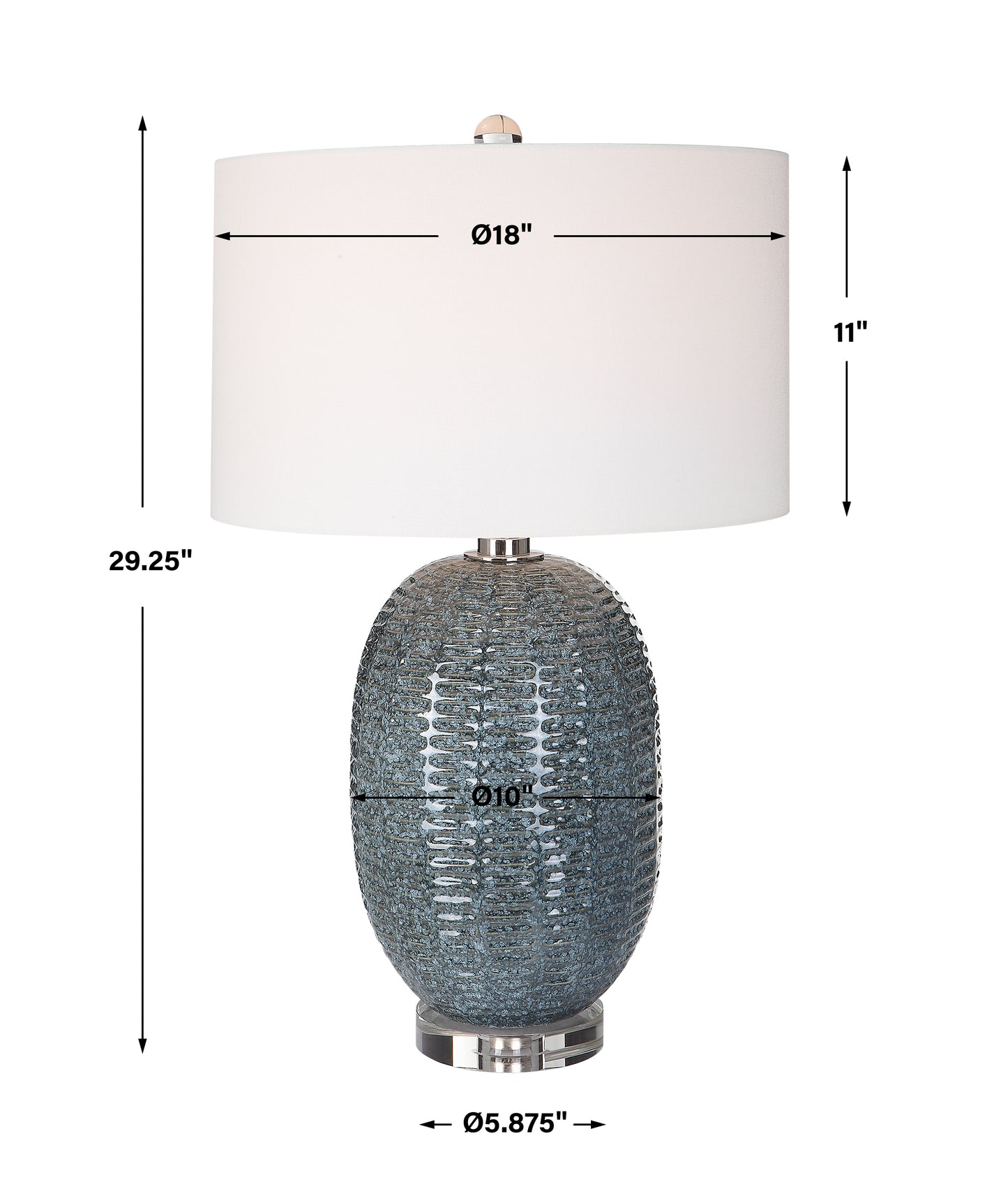 Uttermost Caralina Geometric Table Lamp | Table Lamps | Modishstore - 3