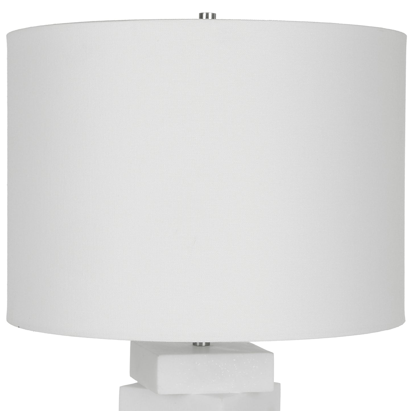 Uttermost Ascent White Geometric Table Lamp | Table Lamps | Modishstore - 6