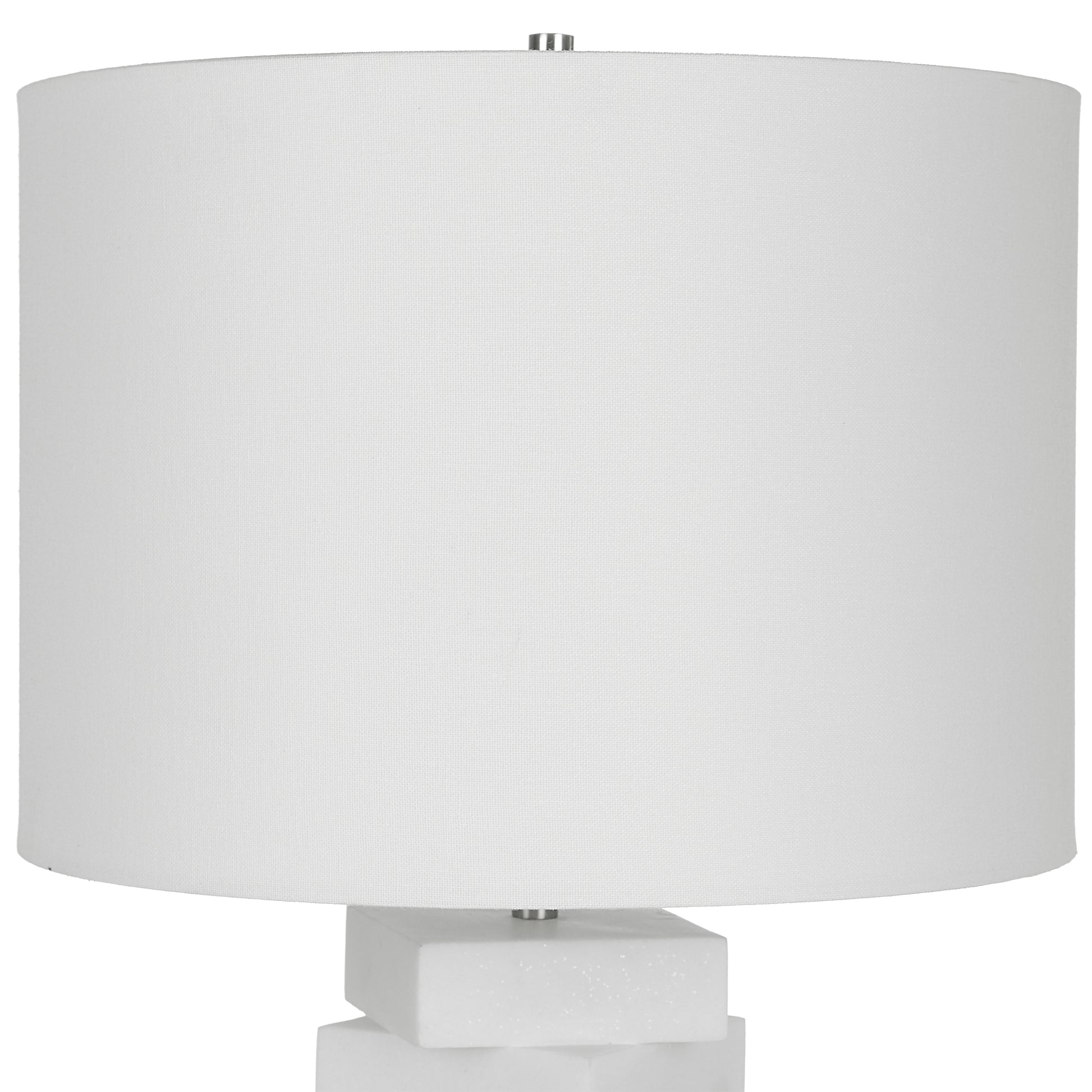 Uttermost Ascent White Geometric Table Lamp | Table Lamps | Modishstore - 6