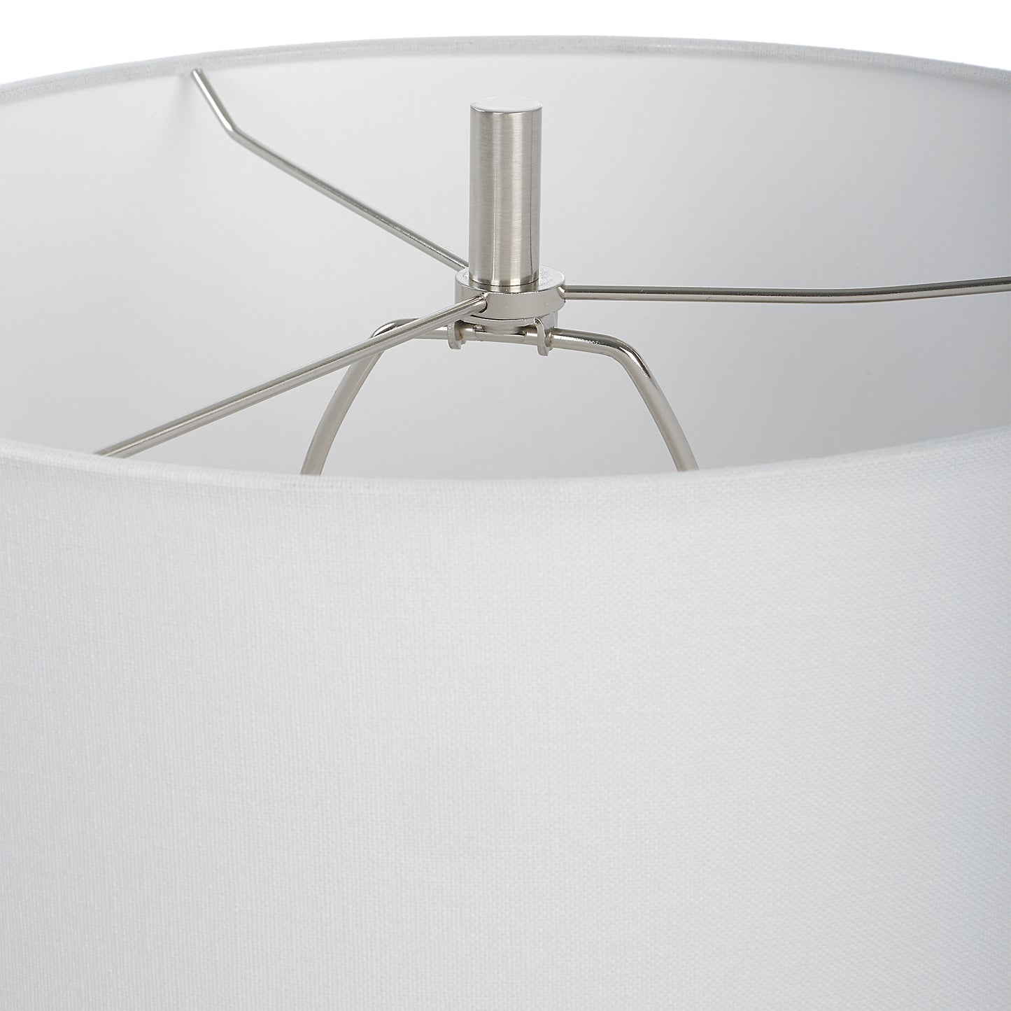 Uttermost Ascent White Geometric Table Lamp | Table Lamps | Modishstore - 8