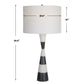 Uttermost Bandeau Banded Stone Table Lamp | Table Lamps | Modishstore - 3